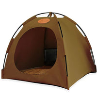 Foldable Pet Tent Bed for Cats and Small Dogs, Breathable Semi-Enclosed Outdoor Cat House