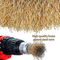 Drill Wire Brush Set for Rust Removal and Polishing