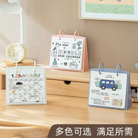 2027 Graffiti Creative Desk Calendar with Stand and Memo Pad for Students and Office