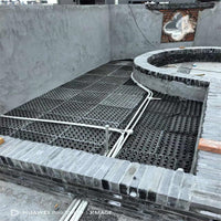 Roof Garden Drainage Board for Green Roofs and Planters - Anti-Root, Water-Permeable Plastic Mat