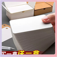 L5HM Blank White Cardstock for DIY Learning & Memory Aids