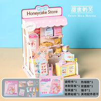 DIY Miniature Corner Shop Life Scene Model Kit