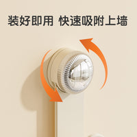 No-Drill Suction Cup Pot Lid Holder, Wall-Mounted Rotating Kitchen Storage Rack for Cutting Boards