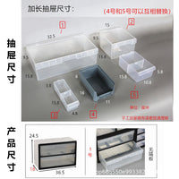 Multi-Drawer Storage Cabinet for Small Parts, Hardware, and Electronic Components