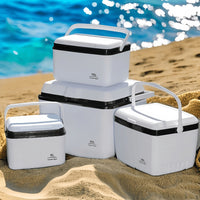 Portable Insulated Cooler Box for Outdoor Picnics and Food Preservation