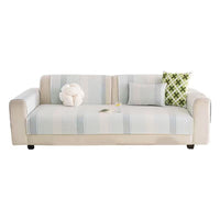 2026 Summer Ice Silk Sofa Cushion Cover with Non-Slip Backing