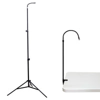 Portable LED Camping Light Stand - Rechargeable Super Bright Outdoor Night Market Stall Lamp with Telescopic Bracket