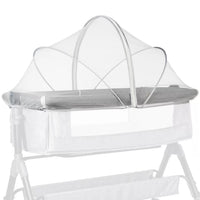 Full Coverage Baby Stroller Mosquito Net with Zipper and Adjustable Bottom, Foldable for Outdoor Use