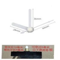 8mm Threaded Shaft Clock Movement Replacement Kit with Hands for DIY Clock Repair