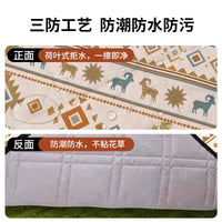 Hexagonal/Rectangular Thickened Picnic Mat Outdoor Camping Tent Moisture-proof Pad