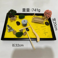 Zen Garden Sand Rake Tools for Karesansui Landscape and Kids' Play