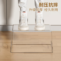 Clear PET Refrigerator Storage Bins with Lid, Stackable Food Container for Fridge and Freezer