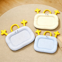 Cute Chick Shape Pet Cooling Mat for Cats and Dogs, All Seasons Breathable Non-Slip Wear-Resistant Bed