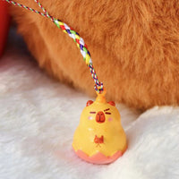 Capybara Wind Chime Keychain for Backpacks and Phones, Cute Animal Charm Gift for Girls