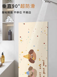 Cartoon Absorbent Non-Slip Bathroom Mat Quick Dry Toilet Door Mat