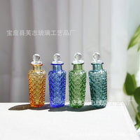Miniature Embossed European Style Dollhouse Glass Bottle for 1:6/1:8/1:12 Scale Food Play