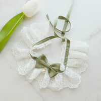 Pet Bow Tie Collar with Bell, Lace Bib Scarf for Cats and Dogs