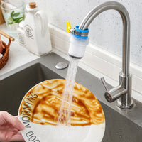 Magnetic Faucet Water Filter with Splash-Proof Nozzle for Kitchen Sink