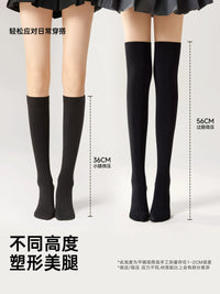 Women's Compression Calf Socks Over-the-Knee Slimming Stockings