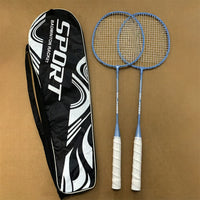 Professional Badminton Racket Set - Durable, High Elasticity, Shock-Absorbing