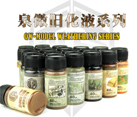 Quami 40ml Weathering Effect Liquid for Gundam and Figure Models - Rust, Paint Chipping, and Aging Effects