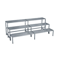 Stainless Steel Tiered Plant Stand for Balcony and Outdoor Use, Multi-layer Flower Pot Rack