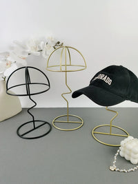 Iron Art Hat Display Stand for Home and Store