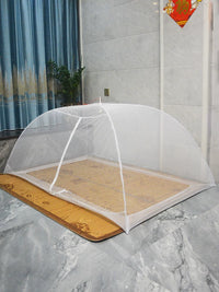 Portable Pop-Up Mosquito Net Tent for Adults - Foldable, Easy Installation for Dorms, Camping, Outdoor Use