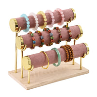 Multi-Layer Bracelet and Headband Jewelry Display Stand