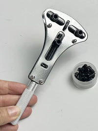 Watch Case Opener Repair Tool Kit with Waterproof Paste and Holder