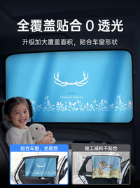 Magnetic Car Window Sun Shade for UV Protection and Privacy