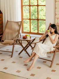 Chongqing Outdoor Rattan Lounge Chair Set - Foldable Balcony Patio Garden Chairs with Small Coffee Table, Waterproof