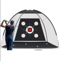 Golf Chipping Net with Practice Mat and Balls for Outdoor Indoor Training