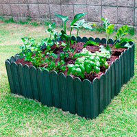 Garden Border Fence Plastic Edging for Flower Beds Vegetable Patches and Yard Landscaping