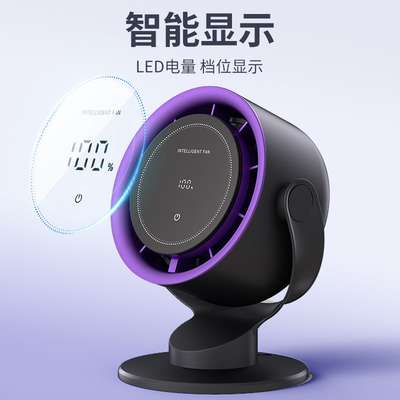 High-Speed USB Portable Desktop Air Circulator Fan with 100 Speeds