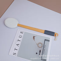 Long Handle Back Lotion Applicator Brush with Replaceable Heads
