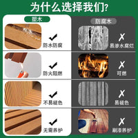 WPC Wood Plastic Composite Outdoor Wall Panel Garden Fence Anti-Corrosion Grille Board