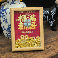 New Chinese Style Acrylic Photo Frame Ornament for Entryway Table Housewarming Gift