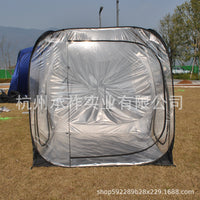 PVC Transparent Pop-Up Camping Tent for 2-4 People - Windproof Sunroom Shelter