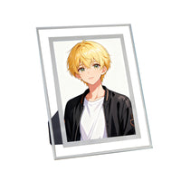 Anime-Themed Glass Photo Frame for Desk or Bedroom Decor, 5-10 Inch