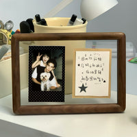 DIY Walnut Wood Photo Frame Kit for Instax Photos - Valentine's Day / Anniversary Gift