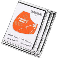Emergency Thermal Mylar Blanket, Waterproof Reflective Survival Blanket for Outdoor Camping Hiking First Aid