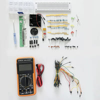 Entry-Level Breadboard Electronic Kit with 555 Integrated Circuit, 130 Examples Experiment Kit, Electronic DIY Parts