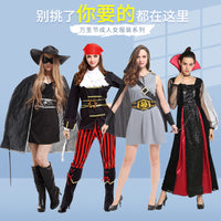 Women's Halloween Witch, Red Riding Hood, Pirate, or Vampire Costume for Parties and Performances