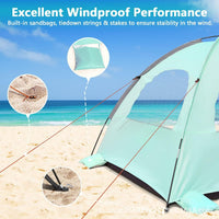 Portable Pop-Up Beach Tent UV Protection Sun Shelter for Outdoor Camping Picnic