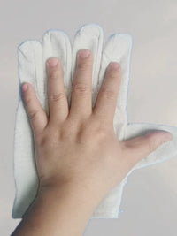 Heavy-Duty Double-Layer Canvas Work Gloves for Welding and Mechanical Tasks