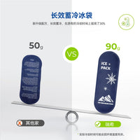 Portable Insulin Cooler Bag with Ice Packs, Waterproof EVA Medical Travel Case for 2-8°C Storage