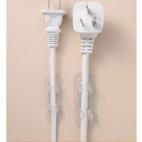 Self-Adhesive Cable Clips for Wire Management, No-Trace Cord Organizer for Home and Office