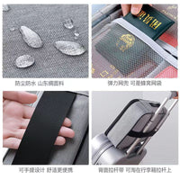 5-Layer Large Capacity Document Organizer Bag with Lock for Travel and Office