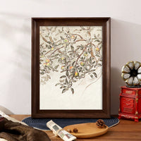 French Vintage Style Apple Still Life Wall Art for Living Room Bedroom Decor